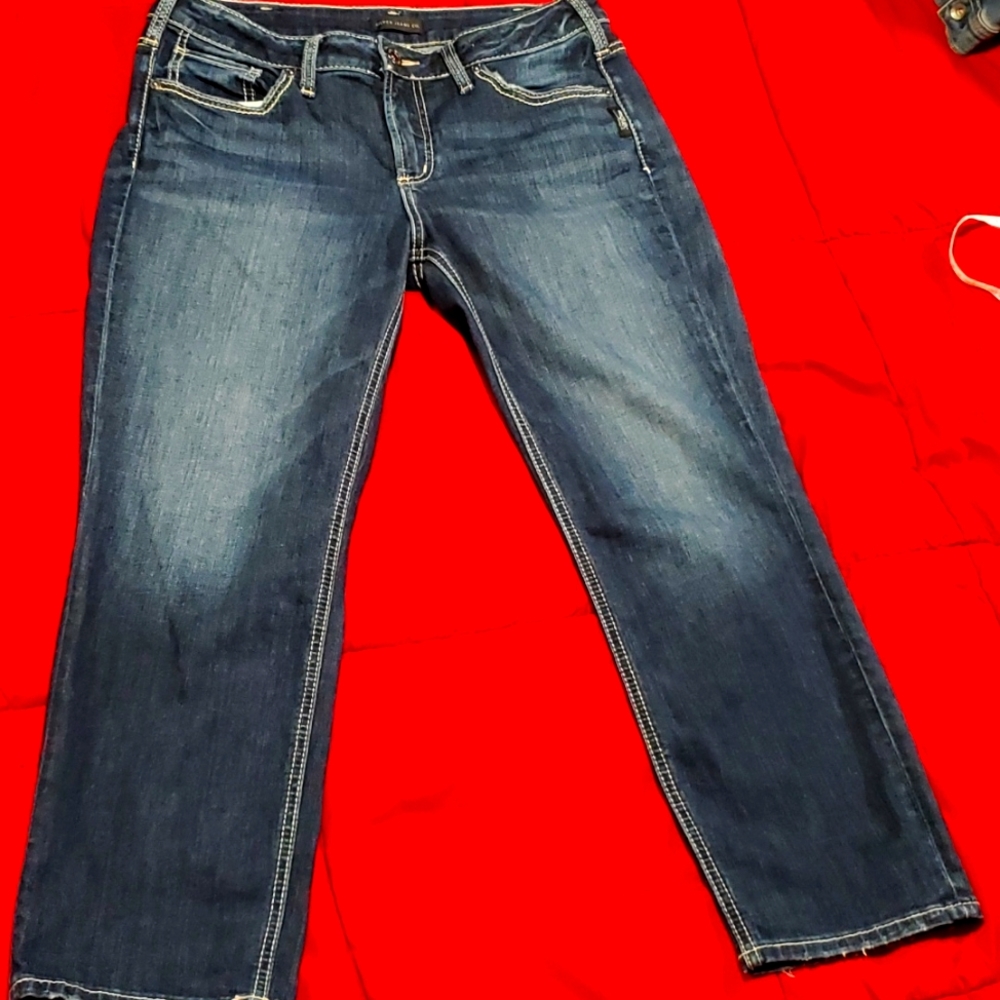 Silver jeans capri,size 32x22.5